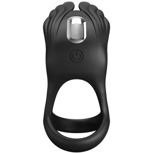 ANEL PARA O PÉNIS SILAS COM 7 VIBRAÇÕES (PRETO) - Image 4