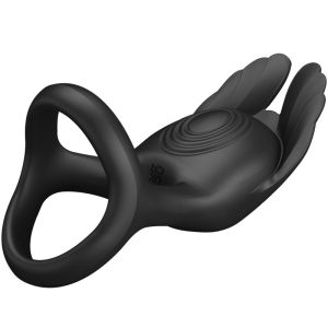 ANEL PARA O PÉNIS SILAS COM 7 VIBRAÇÕES (PRETO) - Image 5