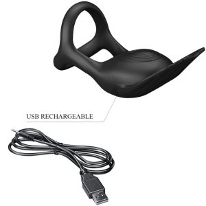 ANEL PARA O PÉNIS SILAS COM 7 VIBRAÇÕES (PRETO) - Image 8