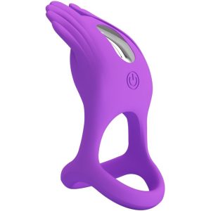 ANEL PARA O PÉNIS SILAS COM 7 VIBRAÇÕES (LILÁS) - Image 5