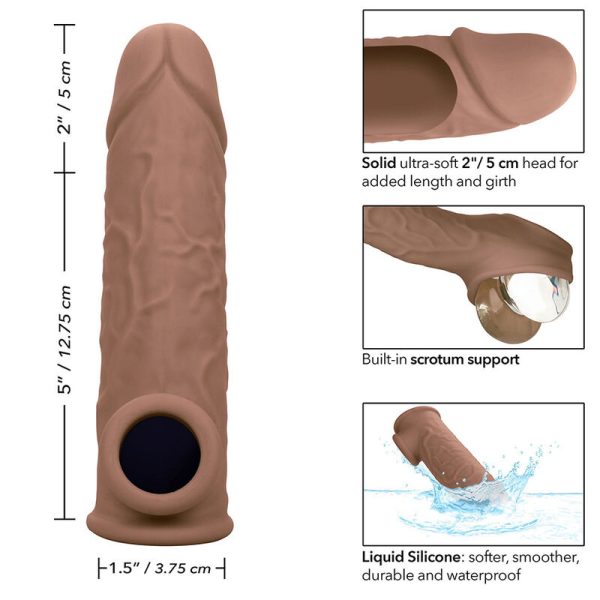 MANGA EXTENSORA PARA O PÉNIS MAXX (PELE ESCURA) | 12.75 CM