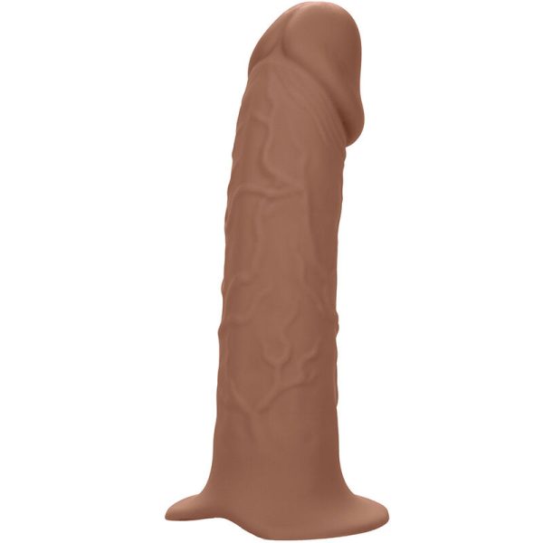 STRAP-ON COM DILDO OCO MAXX (PELE ESCURA) | 12.75 CM