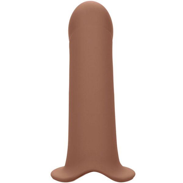STRAP-ON COM DILDO OCO MAXX (PELE ESCURA) | 10.75 CM