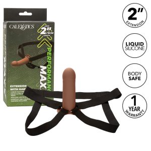 STRAP-ON COM DILDO OCO MAXX (PELE ESCURA) | 10.75 CM - Image 2
