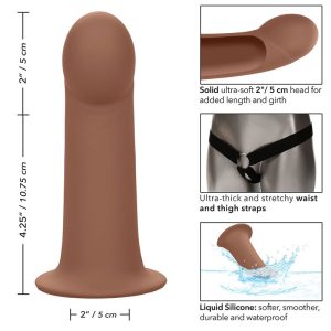 STRAP-ON COM DILDO OCO MAXX (PELE ESCURA) | 10.75 CM - Image 13