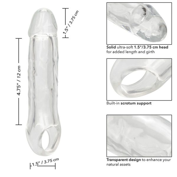 MANGA EXTENSORA PARA O PÉNIS MAXX (TRANSPARENTE) | 12 CM