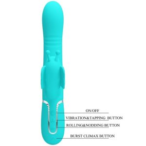 VIBRADOR RABBIT MULTIFUNÇÃO MARIPOSA (AQUA) - Image 8