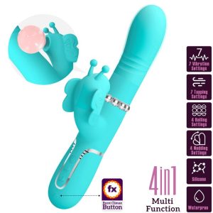 VIBRADOR RABBIT MULTIFUNÇÃO MARIPOSA (AQUA) - Image 10