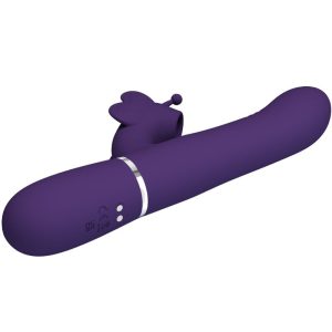 VIBRADOR RABBIT MULTIFUNÇÃO MARIPOSA (ROXO) - Image 4