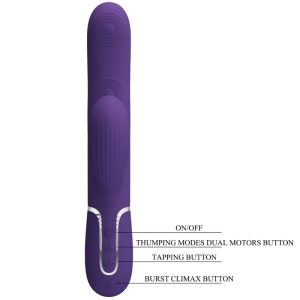 VIBRADOR RABBIT 3 EM 1 PONTO G PERLITA - Image 9