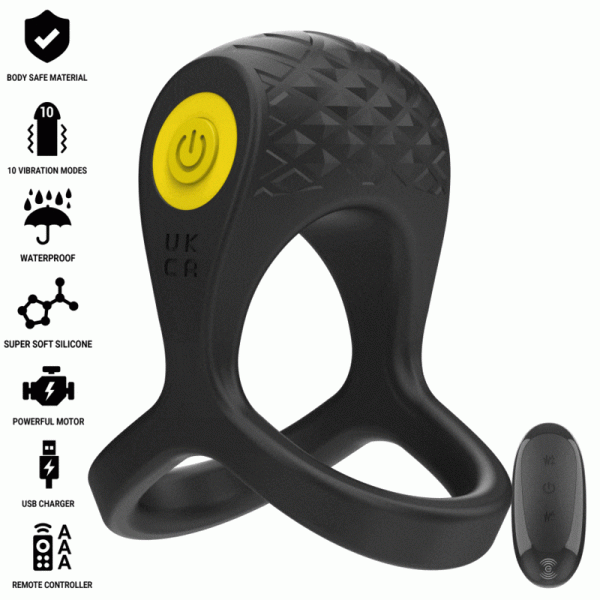 ANEL PARA O PÉNIS ALEX (10 MODOS VIBRAÇÃO)
