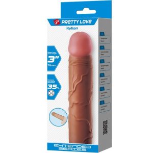 MANGA EXTENSORA PARA O PÉNIS KYLIAN (PELE ESCURA) | 7.6 CM - Image 7