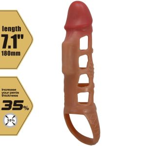 MANGA PARA O PÉNIS COM VIBRAÇÃO PRESTON | 18 CM - Image 7