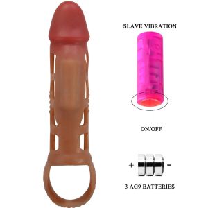 MANGA PARA O PÉNIS COM VIBRAÇÃO PRESTON | 18 CM - Image 8