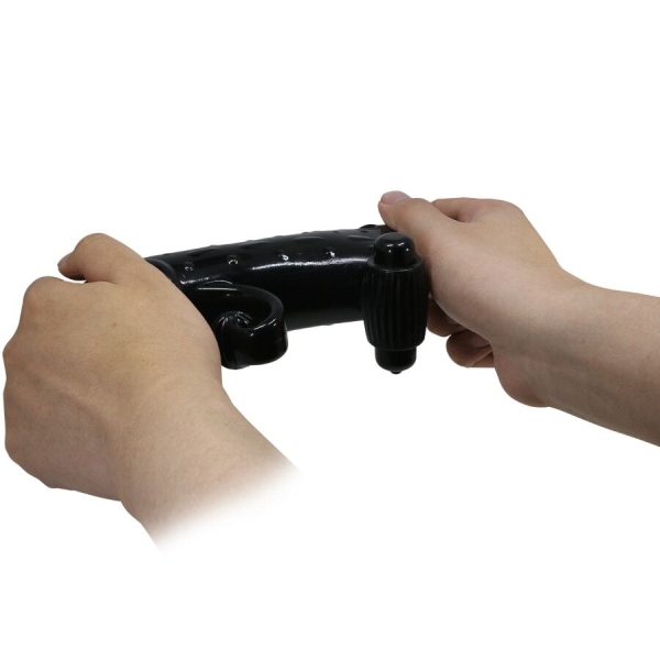 MANGA PARA PÉNIS VIBRATÓRIA ROMANCE (PRETO)
