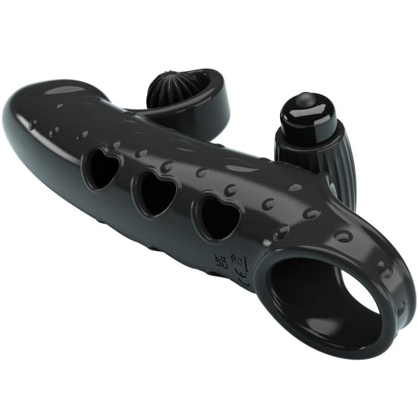 MANGA PARA PÉNIS VIBRATÓRIA ROMANCE (PRETO)