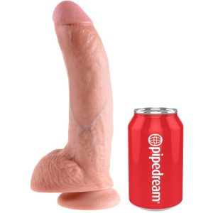 DILDO REALÍSTICO KING COCK #9 COM TESTÍCULOS | 22.9 CM - Image 3
