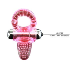 BAILE - SWEET ABS 10 RITMOS RING ANILLO PENE VIBRADOR ROSA - Image 5