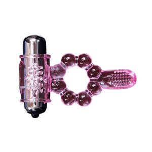 BAILE - ANILLO SILICONA 10 RITMOS LENGUA CON VIBRACIÓN ROSA - Image 6