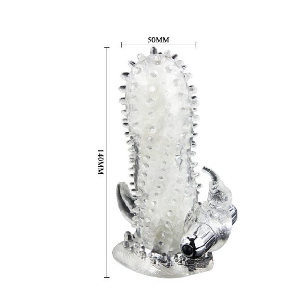 MANGA EXTENSORA PARA PÉNIS BRAVE MAN (COM RABBIT) 8 MANGA EXTENSORA PARA PÉNIS BRAVE MAN (COM RABBIT)