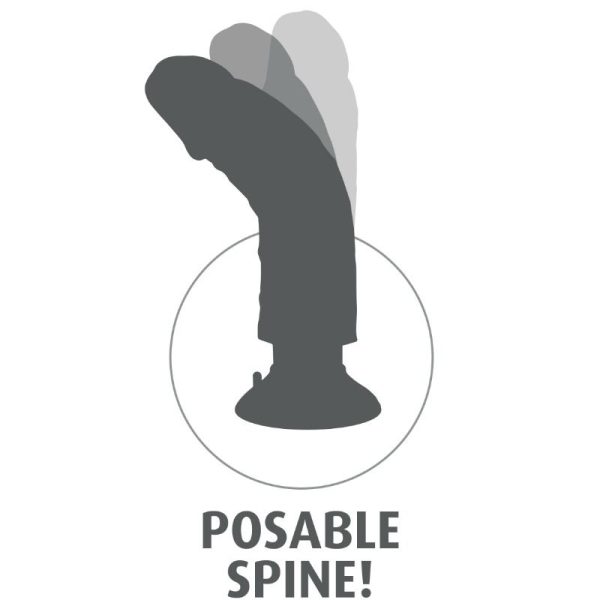 VIBRADOR REALÍSTICO FLEXÍVEL (PELE CLARA) | 15.24 CM 6 VIBRADOR REALÍSTICO FLEXÍVEL (PELE CLARA) | 15.24 CM