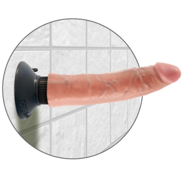 VIBRADOR REALÍSTICO FLEXÍVEL (PELE CLARA) | 17.78 CM