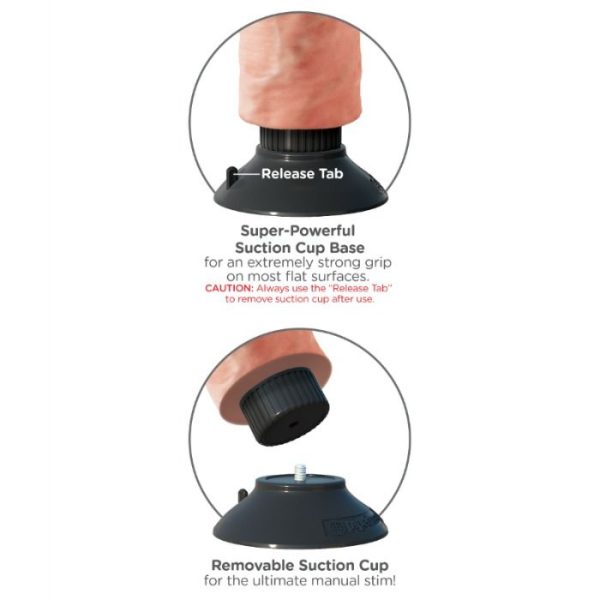 VIBRADOR REALÍSTICO FLEXÍVEL COM TESTÍCULOS | 17.78 CM 3 VIBRADOR REALÍSTICO FLEXÍVEL COM TESTÍCULOS | 17.78 CM