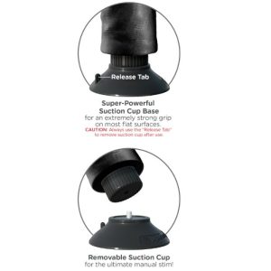 VIBRADOR REALÍSTICO FLEXÍVEL COM TESTÍCULOS (PRETO) | 23 CM - Image 5