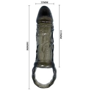 BAILE - FUNDA EXTENSORA PENE CON STRAP PARA TESTÍCULOS 11.5 CM - Image 6