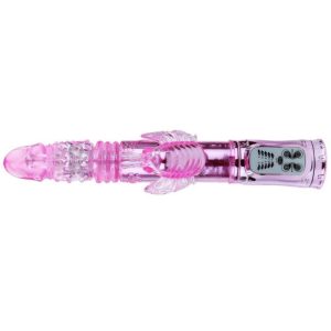 BAILE - VIBRADOR RECARGABLE CON ROTACION Y ESTIMULADOR THROBBING BUTTERF - Image 4