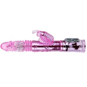 BAILE - VIBRADOR RECARGABLE CON ROTACION Y ESTIMULADOR THROBBING BUTTERF - Image 5