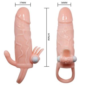 MANGA PARA O PÉNIS BRAVE MAN (COM ESTIMULADOR CLITORIANO E ANAL) | 16,5 CM 18 MANGA PARA O PÉNIS BRAVE MAN (COM ESTIMULADOR CLITORIANO E ANAL) | 16,5 CM - Image 9
