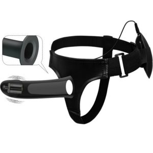 STRAP-ON VIBRATÓRIO COM DILDO OCO | 17.3 CM - Image 3