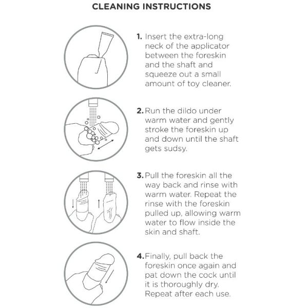 DILDO REALÍSTICO COM PREPÚCIO UNCUT | 15 CM