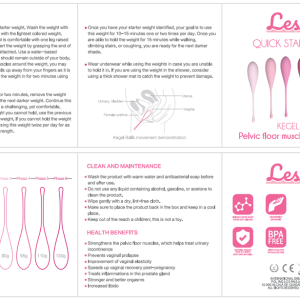 KIT DE TREINO DE PAVIMENTO PÉLVICO LESLIE | 6 PESOS - Image 15