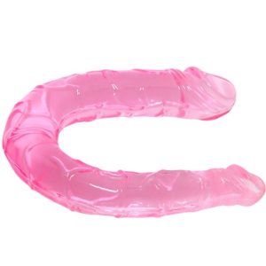 BAILE - DOUBLE DONG DILDO DOBLE ROSA - Image 1