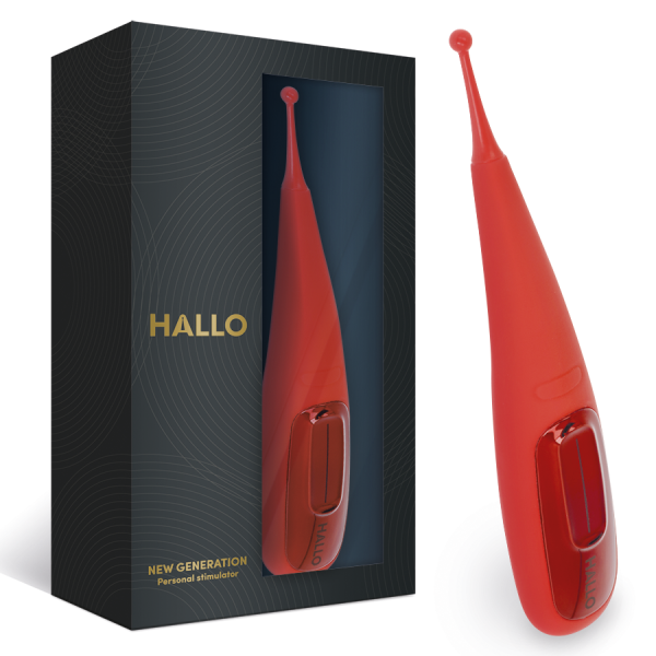 ESTIMULADOR DE CLÍTORIS HALLO TOUCH (VERMELHO)