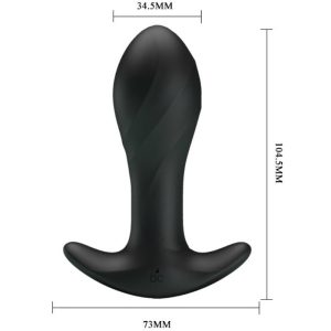 PLUG ANAL VIBRATÓRIO PRETTY LOVE (PRETO) - Image 2