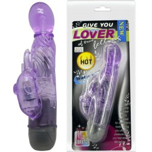 BAILE - GIVE YOU A KIND OF LOVER VIBRADOR CON RABBIT LILA 10 MODOS - Image 2