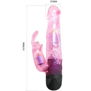 BAILE - GIVE YOU LOVER VIBRADOR CON RABBIT ROSA - Image 4