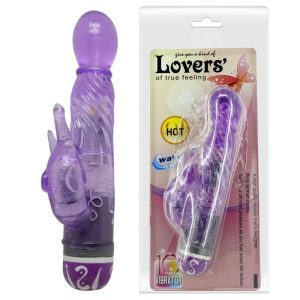 BAILE - VIBRADOR MULTIVELOCIDAD CON ESTIMULADOR LILA - Image 3