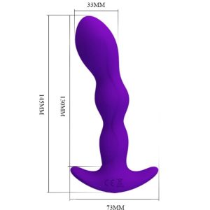 MASSAJADOR DA PRÓSTATA VIBRATÓRIO 12 MODOS (ROXO) - Image 5