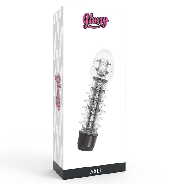 GLOSSY - AXEL VIBRADOR NEGRO 3 GLOSSY - AXEL VIBRADOR NEGRO