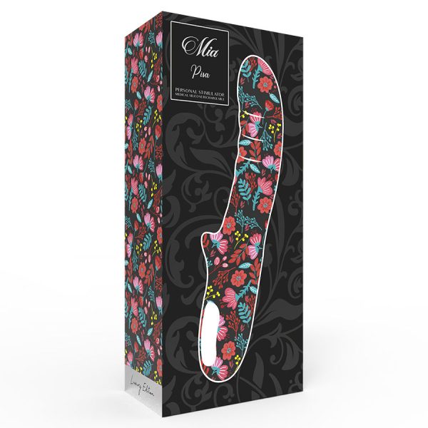 VIBRADOR COM ROTAÇÃO PISA (ROSA)