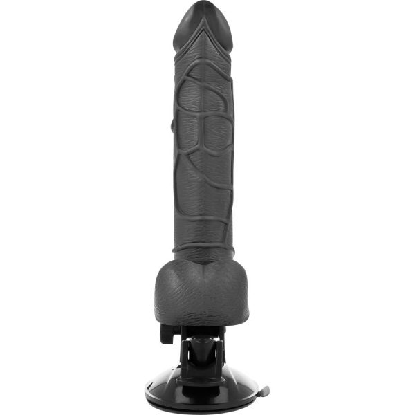 VIBRADOR REALÍSTICO BASECOCK (COM TESTÍCULOS E COMANDO) | 19.5 CM