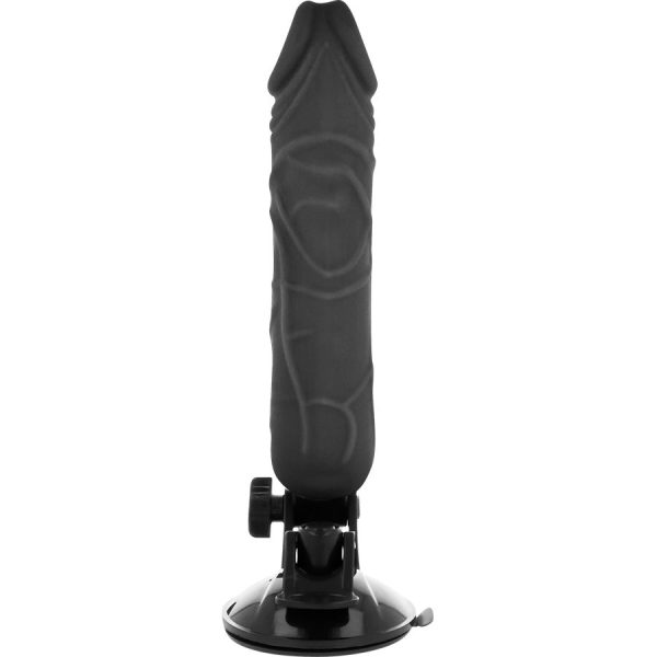 VIBRADOR REALÍSTICO BASECOCK PRETO (COM COMANDO) | 20 CM
