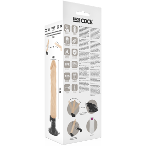 VIBRADOR REALÍSTICO BASECOCK (COM COMANDO) | 21 CM - Image 5