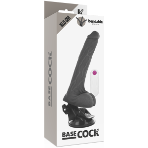 VIBRADOR REALÍSTICO ARTICULÁVEL PRETO (COM COMANDO) | 18,5 CM - Image 5