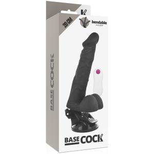 VIBRADOR REALÍSTICO ARTICULÁVEL PRETO (COM COMANDO) | 20 CM - Image 5