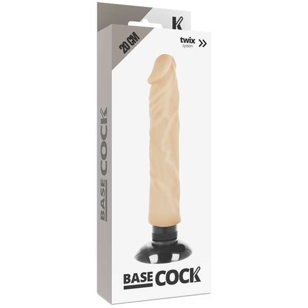 VIBRADOR REALÍSTICO BASECOCK (COM COMANDO) | 20 CM
